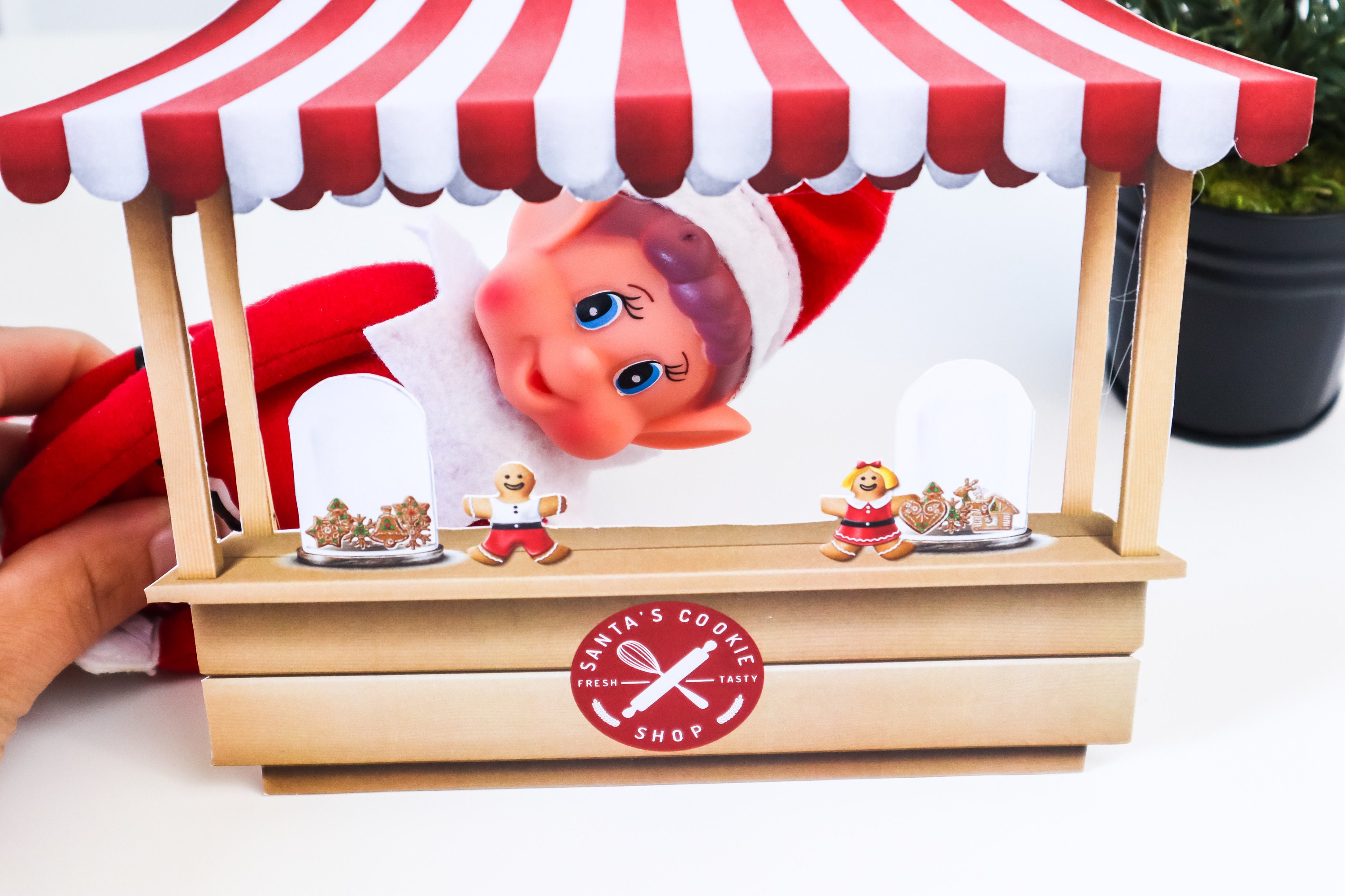Santa's Cookie Bakery Stand | Elf Props | Elf Scene Printable - Etsy