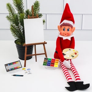 Weihnachtself Künstler Motiv | Elfen Requisiten | Elfen Motiv Printable