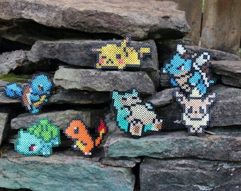 Gotta Catch Em&#39; All ! Perler Bead Magnets