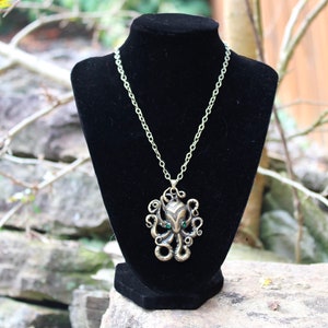Cthulhu Necklace, Myth, Octopus , Macabre