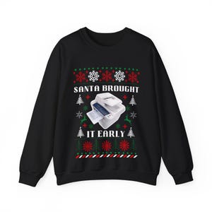 ITYSL Weihnachtssweatshirt mit Rundhalsausschnitt