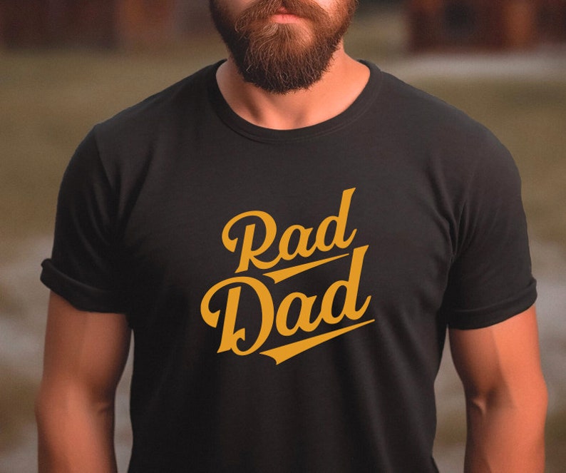 Rad Dad Svg, Dad Svg, Fathers Day Svg, Gift Svg, Humor Quote Svg, Funny ...