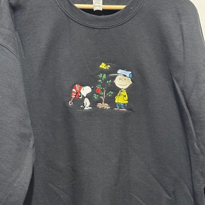 Charlie Brown embroidered crewneck