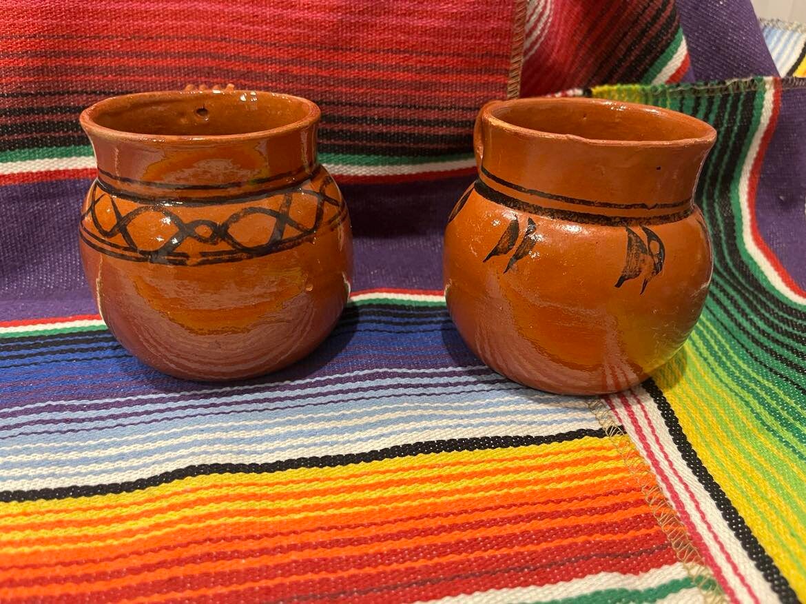 Jarritos Mexico Mexican Clay Cup Ceramic Coffee Mug Cafe De Olla