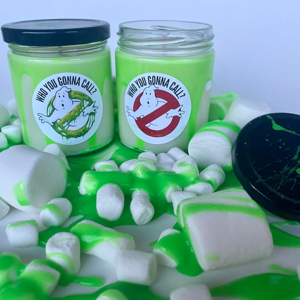 Ghostbusters Glowing Toasted Marshmallow Soy Wax Candle