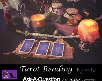 Lecture de tarot par vidéo Ask-A-Question