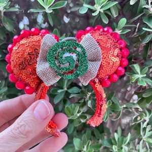 Moana Inspired Mickey Ears Key Chain