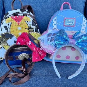 Woody and Little Bo Peep Inspired Mickey Ears Bundle, Mickey Ears, Minnie Ears, Disney Ears, Mouse Ears, Toy Story Ears