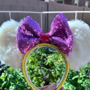 Orelhas de Mickey inspiradas na Daisy Duck, Orelhas de Mickey, Orelhas de Minnie, Orelhas da Disney, Orelhas de Rato