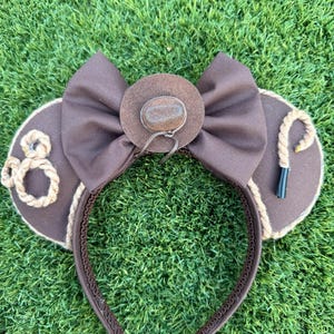 Indiana Jones Inspired Mickey Ears, Mickey Ears, Minnie Ears, Disney Ears, Mouse Ears
