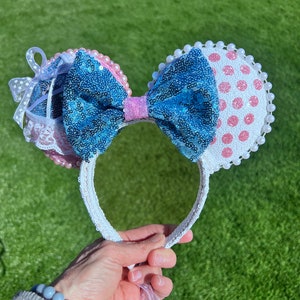 Little Bo Peep Inspired Mickey Ears, Mickey Ears, Minnie Ears, Disney Ears, Mouse Ears, Toy Story Ears