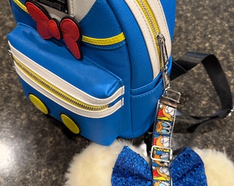 Micky Ohren Rucksackclip, Maus Ohrenhalter, Maus Ohrhalter für Rucksack, Schlüsselanhänger, Minnie Micky Ohren Halter