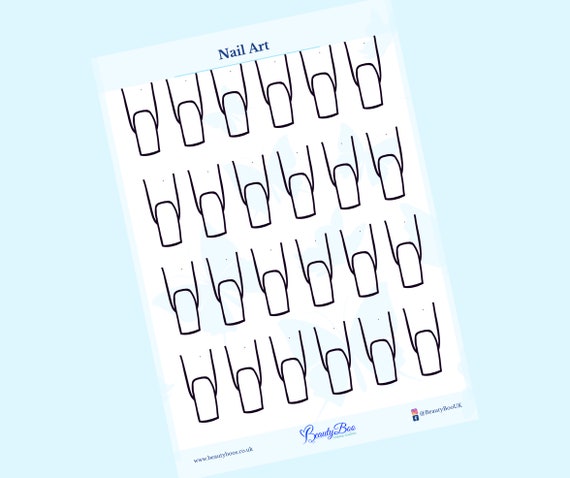 Amazon.com : Mobestech Nail Art Practice Sheet 12Pcs Nail Art Book Design  Practice With 12Pcs Nail Liner Pen Lines Drawing Painting Template Learning  Book Manicure Tools for Nail Art Beginner : Beauty
