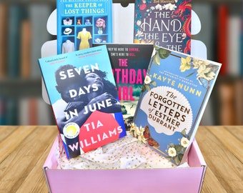 Tailored-To-You Mystery Book Bundle | Blind Date With A Book | Book Lover Gift Box | Bookworm Readers Gift | Gift for Mum | Mothers Day