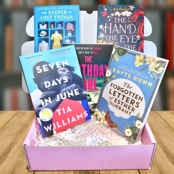 Tailored-To-You Mystery Book Bundle | Blind Date With A Book | Book Lover Gift Box | Bookworm Readers Gift | Gift for Mum | Mothers Day