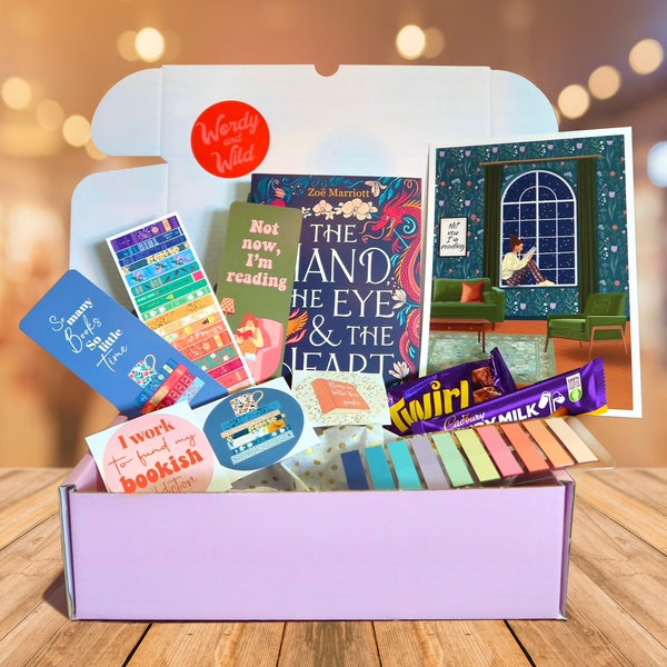 Custom Book Lover Gift Box | Blind Date With A Book | Mystery Book | Gifts for Readers | Gift for Mum | Mothers Day