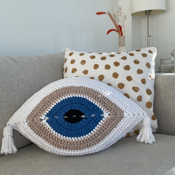 Evil Eye Cushion Pillow Etsy