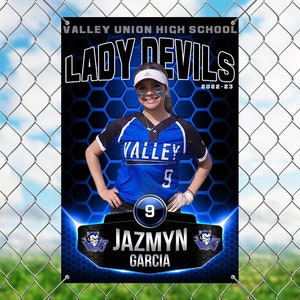 Custom Printed Senior Sports Banners, Senior Night, Senior Night Banner, Baseball Senior, Softball Senior, Lacrosse Senior, Field Hockey