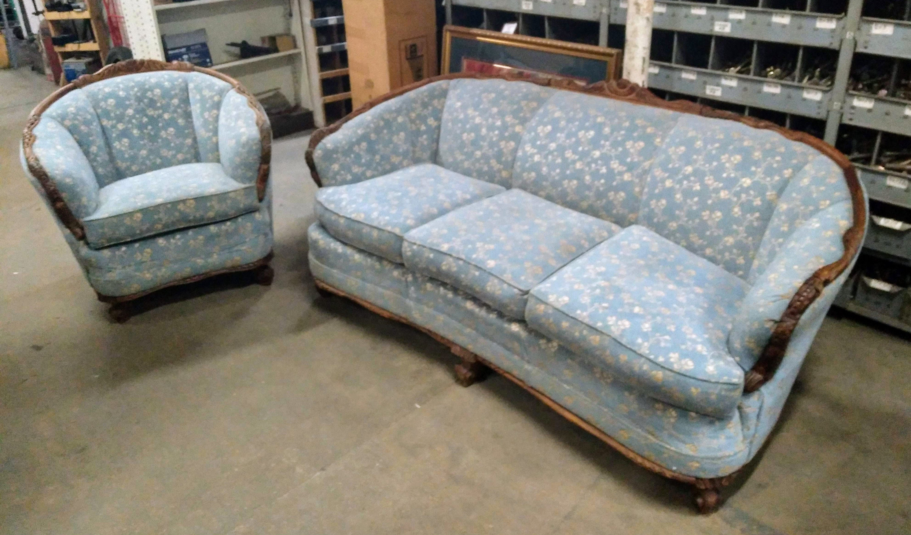 Antique cheap parlor couch