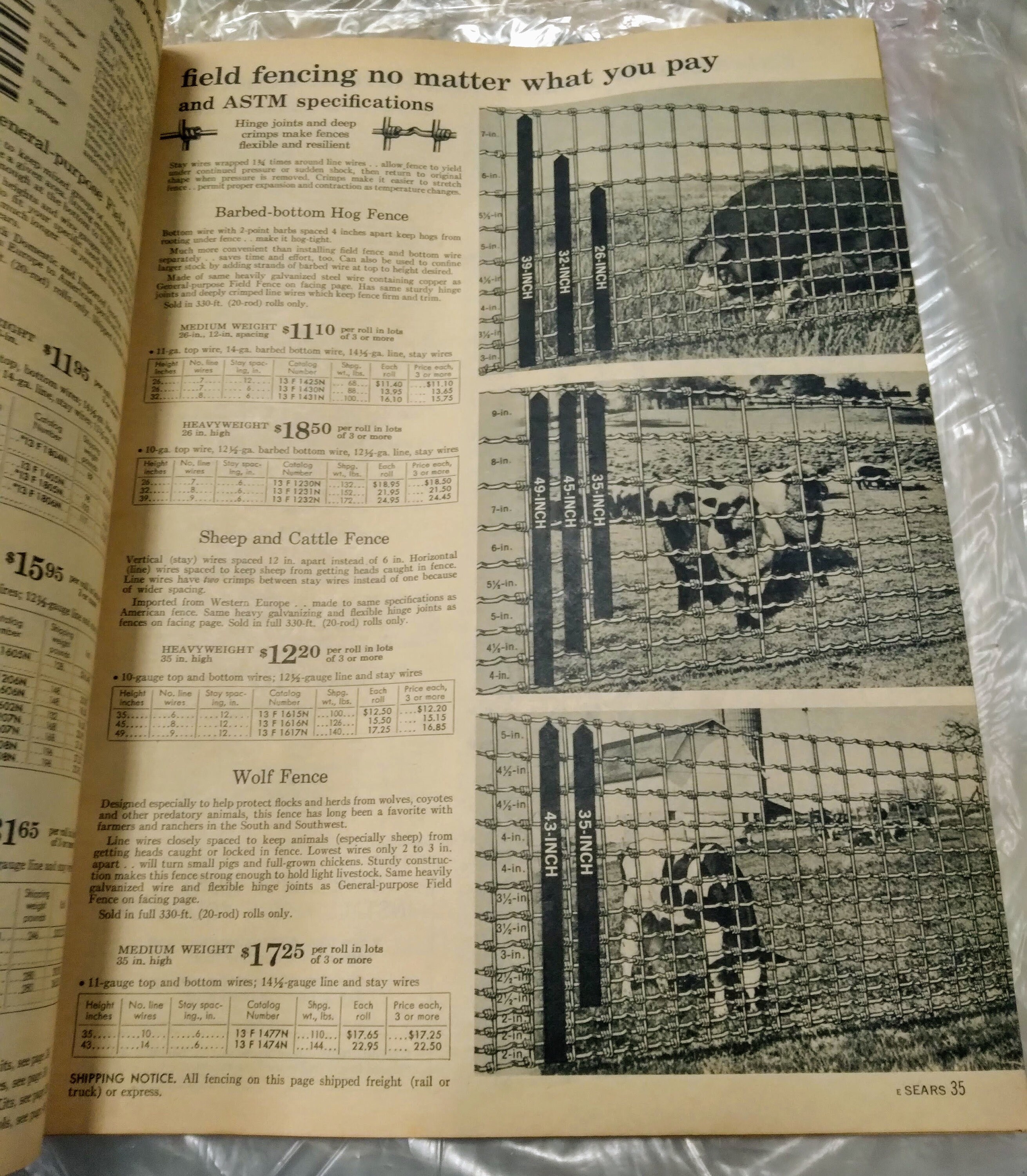 Vintage 1963 Sears Suburbanfarm Supplies and Fencing Catalog Etsy