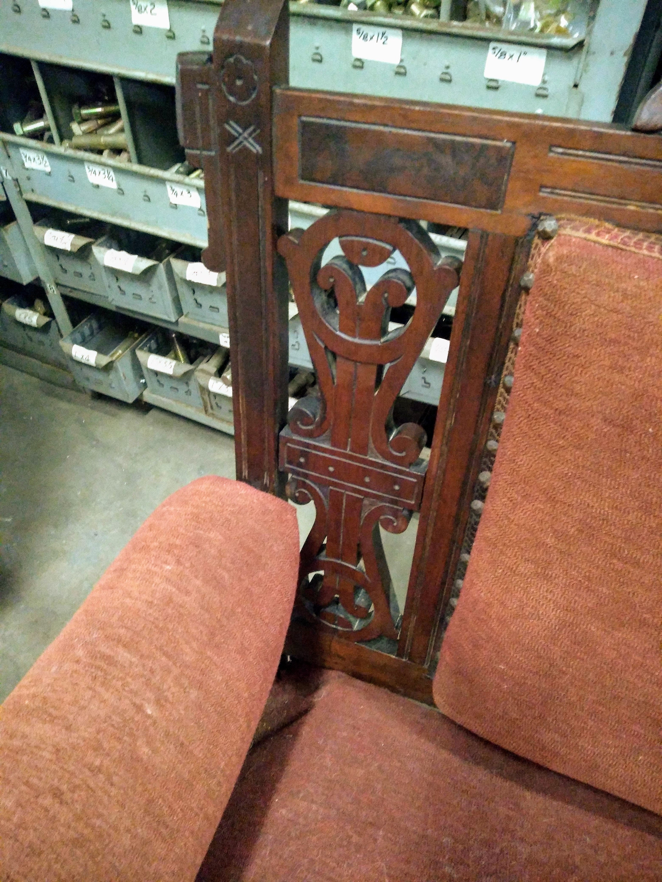 Antique Victorian Eastlake Parlor Settee Loveseat Bench LOCAL PICKUP Etsy