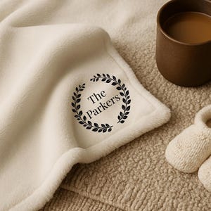Custom Cozy Velveteen Plush Blanket, Soft Throw for Comfort, Home Decor, Gift for All Occasions, Wedding, Baby Shower, Personalized Blanket