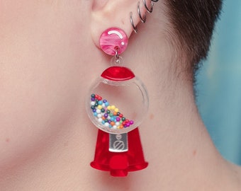 Gumball Machine Earrings