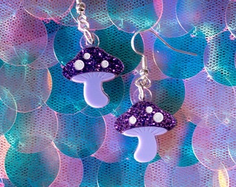Magical Forest Mushroom Earrings