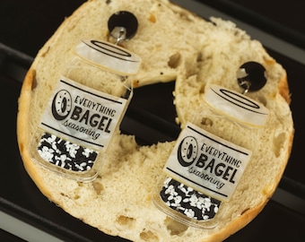 MADE TO ORDER Everything Bagel Shaker Earrings