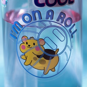 I&#39;m on a Roll Hamster Sticker
