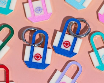 MINI Grocery Bag Earrings