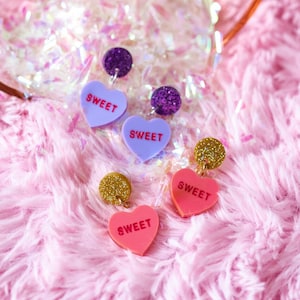 Candy Heart Earrings