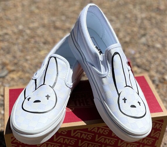 bad bunny custom vans