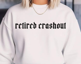 Paquete de PNG de Crashout Retro Retirado / Texto Desgastado / Archivos de Sublimación / Sublimación de Crashout / Descargas Digitales / Diseños para Camisetas