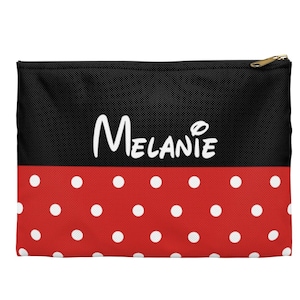 Custodia per accessori Minnie Mouse, Borsa per il trucco Disney, Custodia da viaggio Minnie, Borsa per accessori Topolino, Borsa cosmetica ispirata Disney, Magic Kingdom