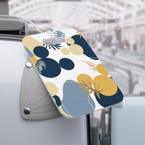 Etiqueta de bagagem personalizada Disney, Boho Navy, etiqueta de bagagem personalizada Disney, impressão inspirada na Disney, etiqueta de férias, acessórios de viagem, presente Disney