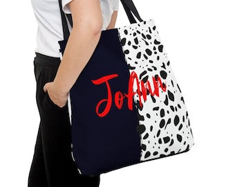 Cruella Einkaufstasche, Cruella de Vil Tasche, 101 Dalmatiner Tasche, Disney Bösewicht Tasche, Disney Reisetasche, Disney Einkaufstasche, De Vil Tasche, Disney Geschenk
