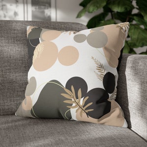 Boho cuscino neutro, cuscino nascosto di Topolino, geometrico, chic moderno, minimalista, ufficio Minnie, arredamento per la casa, regalo, arredamento per ufficio, cuscino