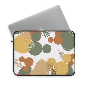 Custodia per laptop Disney Boho Sage, custodia per laptop Disney, copertura per laptop, ufficio Disney, accessori da scrivania Disney, Minnie Mouse, borsa Disney, senape
