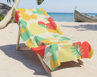 Disney Boho Coral Beach Towel, Disney Towel, Mickey Mouse Beach Accessories, Disney Pool Towel, Minnie Towel, Mickey Minimalistic Towel