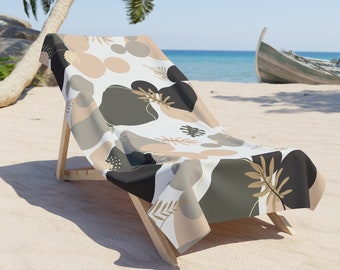 Disney Boho Neutral Beach Towel, Disney Towel, Mickey Mouse Beach Accessories, Disney Pool Towel, Minnie Towel, Mickey Minimalistic Towel