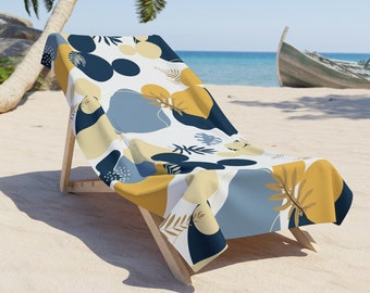 Disney Boho Navy Beach Towel, Disney Towel, Mickey Mouse Beach Accessories, Disney Pool Towel, Minnie Towel, Mickey Minimalistic Towel