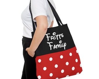 Torba Minnie Mouse, spersonalizowana torba Disney, torba na zakupy Disney, bagaż Disney, torba Mickey Mouse, wakacje Disney, torba Minnie, torba