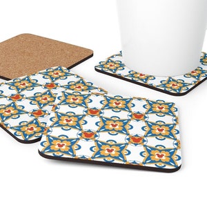 Disney Mosaic Pattern Coaster Set of 4, Disney Coaster, Minnie Mouse Coaster, Disney Home, Disney, Disney Office, Disney Drink, Disney Gift