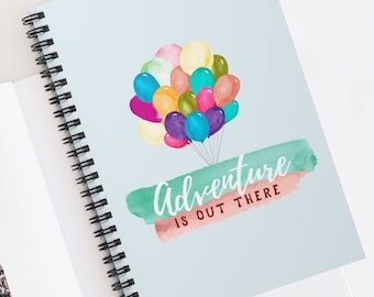 Adventure is Out There Notebook, Minnie Mouse Notebook, Disney Office, Disney Journal, Disney Gifts, Disney Planner, Disney Pixar UP Movie