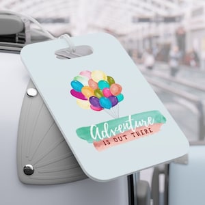 Adventure is Out There Personalized Luggage Tags, Disney Luggage Tag, Disney Inspired Print, Vacation Tag, Travel Accessories, Disney UP