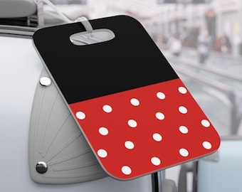 Personalized Luggage Tags, Disney Luggage Tag, Minnie Mouse Tag, Disney Inspired Print, Vacation Tag, Travel Accessories, Disney Gift Idea