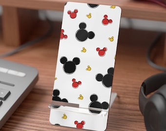 Mickey All Over Print Smartphone Display Stand, Disney Cell Phone Holder, Disney Phone Stand, Disney Decor, Disney Office Accessories