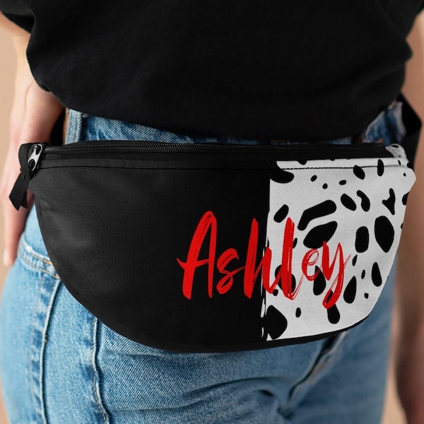Personalized Disney Fanny Pack, 101 Dalmatians Bag, Cruella Bag, Disney Waist Bag, Mickey Travel Bag, Park Purse, Cross Body Bag, Sling Bag