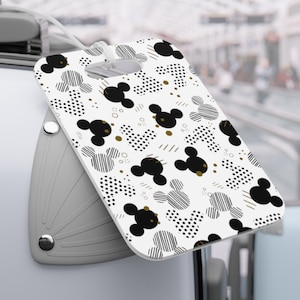 Etichetta Personalizzata Orecchie di Topolino, Etichetta Bagaglio Disney, Stampa ispirata Disney, Targhetta Vacanza, Accessori da viaggio, Idea Regalo Disney, Riempitivo